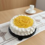 Pastel  de durazno tres leches
